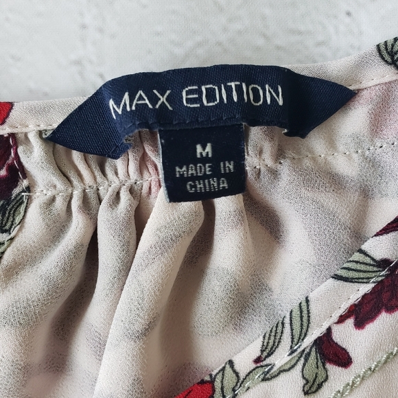 3 for 30$🔥Max Edition Floral Cold Shoulder tunic - Picture 10 of 15